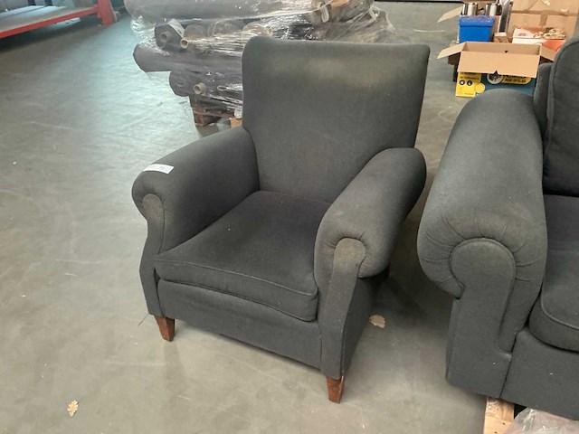 Bankstel en fauteuil - afbeelding 3 van  6