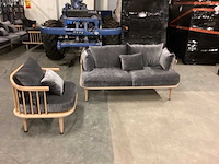 Bankstel en fauteuil - afbeelding 1 van  6