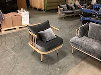 Bankstel en fauteuil - afbeelding 3 van  6