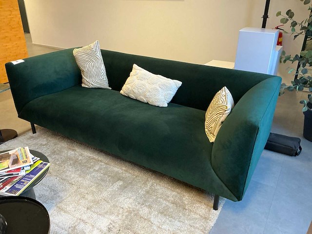 Bankstel met bijzettafels en vloerkleed - afbeelding 1 van  4