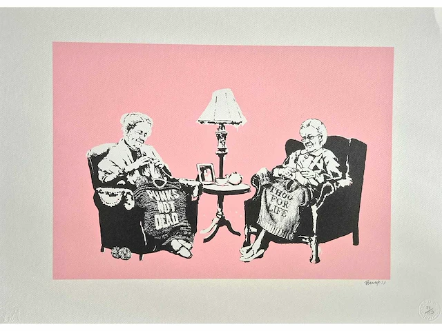 Banksy - litho - 50 x 70 - afbeelding 1 van  4