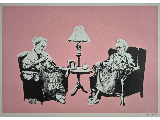Banksy - litho - 50 x 70 - afbeelding 2 van  4