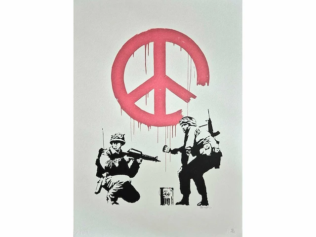 Banksy - litho - 70 x 50 - afbeelding 1 van  4