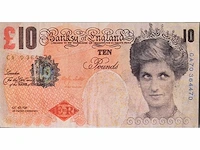 Banksy / di faced tenner - bankbiljet - 30 x 30