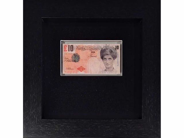 Banksy / di faced tenner - bankbiljet - 30 x 30 - afbeelding 2 van  5