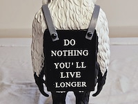 Banksy fanart sculptuur - banksy ape - afbeelding 6 van  6