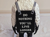 Banksy fanart sculptuur - banksy ape - afbeelding 5 van  6