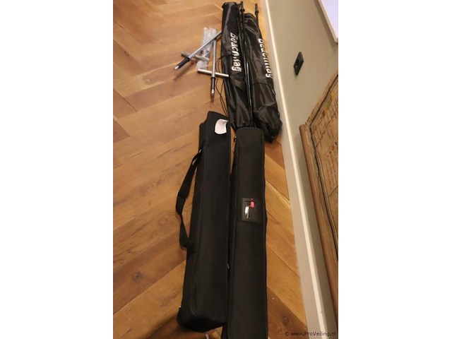 Banner "engine sport"; incl. opbergtas - 2 stuks - afbeelding 1 van  5