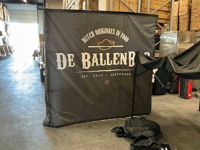 Banner & partytent (2x) - afbeelding 2 van  4