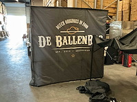 Banner & partytent (2x) - afbeelding 2 van  4