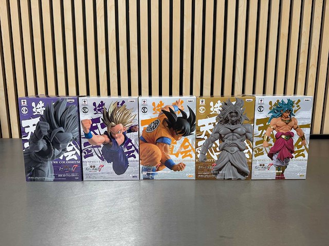 Banpresto - dragon ball scultures / tenkaichi budokai collectiefiguur (5x) - afbeelding 1 van  10