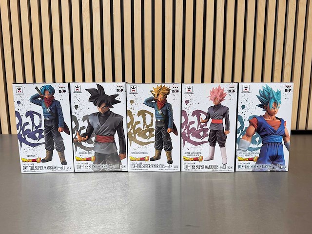 Banpresto - dragon ball super dxf the super warriors collectiefiguren (5x) - afbeelding 1 van  11