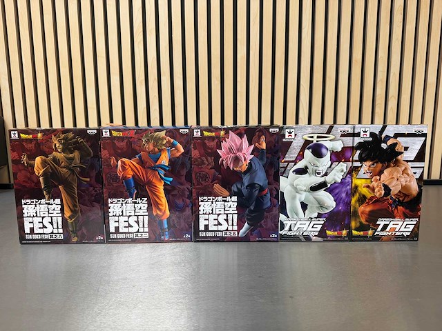 Banpresto - dragon ball z / dragon ball super collectiefiguur (5x) - afbeelding 1 van  12