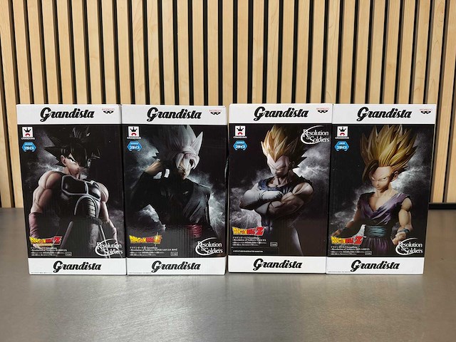 Banpresto - dragon ball z grandista resolution of soldiers collectiefiguren (4x) - afbeelding 1 van  10