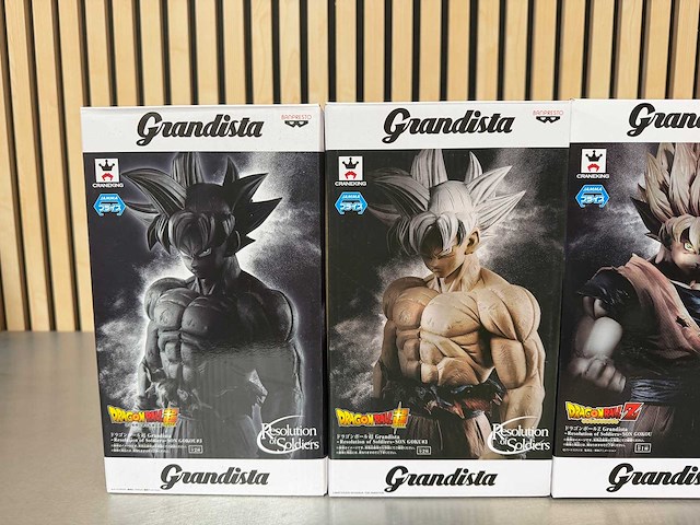 Banpresto - dragon ball z grandista resolution of soldiers son goku collectiefiguren (4x) - afbeelding 4 van  11