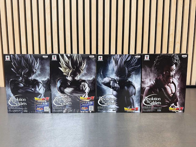 Banpresto - dragon ball z resolution of soldiers collectiefiguur (4x) - afbeelding 1 van  12