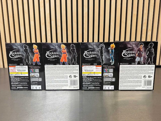 Banpresto - dragon ball z resolution of soldiers collectiefiguur (4x) - afbeelding 9 van  12
