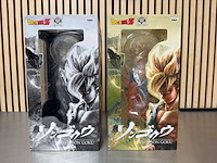 Banpresto - super master stars piece the son goku manga version - dragon ball z smsp son goku collectiefiguur (2x) - afbeelding 1 van  10