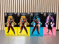 Banpresto - super saiyan son goku / super saiyan god super saiyan / super rosé - dragon ball super collectiefiguur (4x) - afbeelding 1 van  9