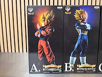 Banpresto - super saiyan son goku / super saiyan vegeta / super saiyan god super saiyan son goku - dragon ball super collectiefiguur (3x) - afbeelding 2 van  6