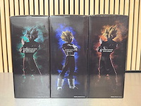 Banpresto - super saiyan son goku / super saiyan vegeta / super saiyan god super saiyan son goku - dragon ball super collectiefiguur (3x) - afbeelding 6 van  6