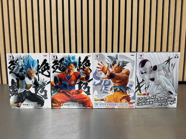 Banpresto / craneking - dragon ball super en dragon ball z collectiefiguren (4x) - afbeelding 1 van  6