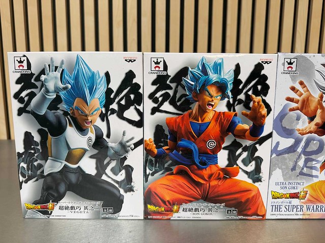 Banpresto / craneking - dragon ball super en dragon ball z collectiefiguren (4x) - afbeelding 2 van  6