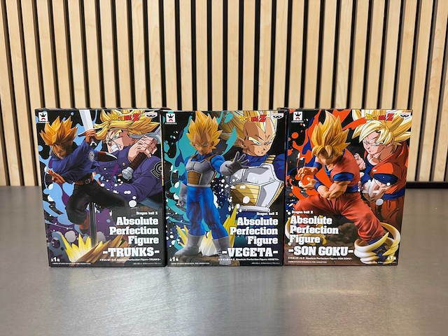 Banpresto / craneking - dragon ball z absolute perfection collectiefiguren (3x) - afbeelding 1 van  7