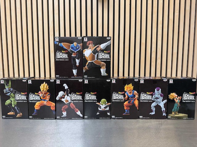 Banpresto / craneking - dragon ball z dramatic showcase collectiefiguren (9x) - afbeelding 1 van  15