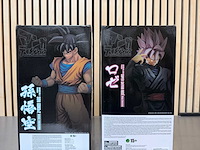 Banpresto grandista - super saiyan rosé manga dimensions / son goku #2 manga dimensions - dragon ball manga dimensions collectiefiguur (2x) - afbeelding 6 van  9
