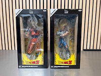 Banpresto grandista - super saiyan son goku / super saiyan vegeta manga dimensions - dragon ball z manga dimensions collectiefiguur (2x) - afbeelding 1 van  11