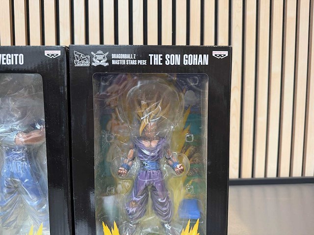 Banpresto master stars piece - the vegeta / the vegito / the son gohan manga dimensions - dragon ball z manga dimensions collectiefiguur (3x) - afbeelding 5 van  11
