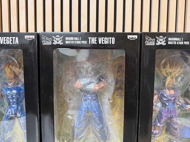Banpresto master stars piece - the vegeta / the vegito / the son gohan manga dimensions - dragon ball z manga dimensions collectiefiguur (3x) - afbeelding 7 van  11