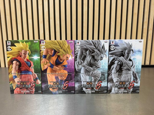 Banpresto scultures big budoukai 6-serie - dragon ball super collectiefiguur (4x) - afbeelding 1 van  10