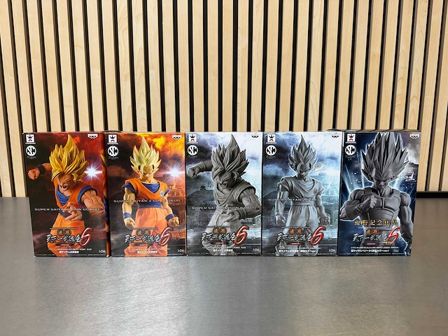 Banpresto scultures big budoukai 6-serie - dragon ball super collectiefiguur (5x) - afbeelding 1 van  12