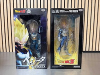 Banpresto super master stars piece - the vegeta / the vegeta manga dimensions - dragon ball z vegeta collectiefiguur (2x) - afbeelding 1 van  8