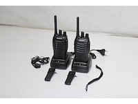 Baofeng 88e portofoon 2 stuks walkie talkie 5 km bereik pmr 446 mhz met led zaklamp - afbeelding 1 van  1