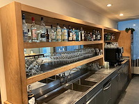 Bar achterwand met rvs spoel- en werktafel (c) - afbeelding 6 van  13