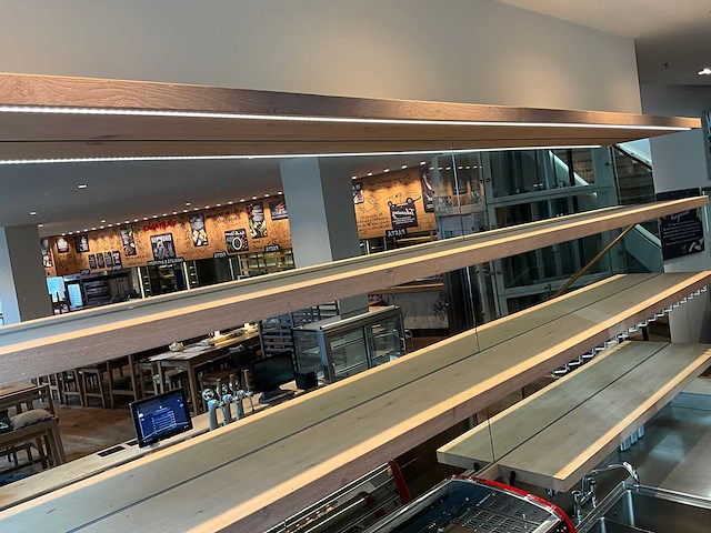 Bar achterwand met rvs spoel- en werktafel (c) - afbeelding 5 van  16