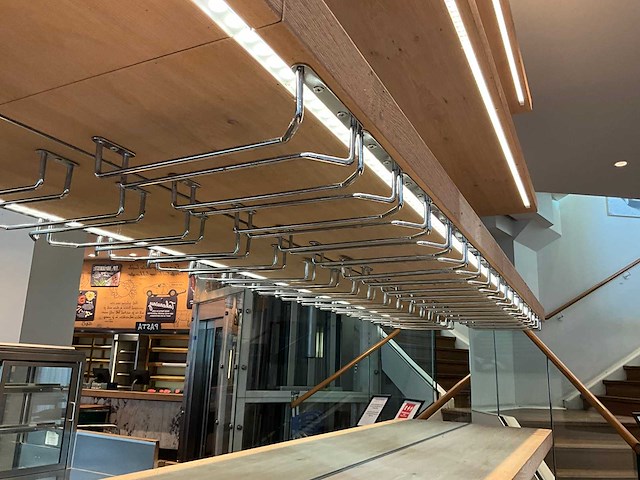 Bar achterwand met rvs spoel- en werktafel (c) - afbeelding 8 van  16