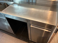 Bar achterwand met rvs spoel- en werktafel (c) - afbeelding 10 van  16