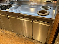 Bar achterwand met rvs werktafel (c) - afbeelding 12 van  18