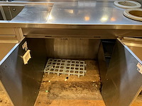 Bar achterwand met rvs werktafel (c) - afbeelding 15 van  18