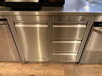 Bar achterwand met rvs werktafel (c) - afbeelding 5 van  18