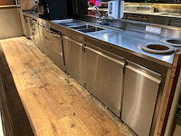 Bar met koelingen, koelvitrine & achterwand (combinatiekavel 2 en 3) - afbeelding 2 van  10