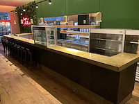 Bar met koelingen, koelvitrine & achterwand (combinatiekavel 2 en 3) - afbeelding 5 van  10