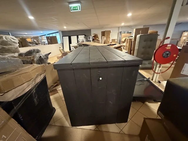 Bar tafel kast zwart - afbeelding 3 van  4