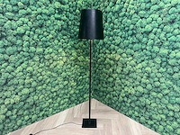 Barbara balami - zwarte, kunstleren vloerlamp - afbeelding 1 van  10