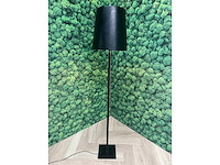 Barbara balami - zwarte, kunstleren vloerlamp - afbeelding 4 van  10