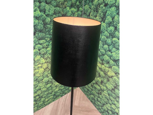 Barbara balami - zwarte, kunstleren vloerlamp - afbeelding 6 van  10